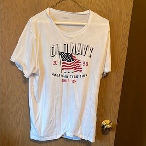 Old Navy White Graphic Tee